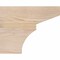 Ekena Millwork Monterey Smooth Rafter Tail, Douglas Fir, 3 1/2"W x 10"H x 12"L RFT04X10X12MON00SDF - alternate 4
